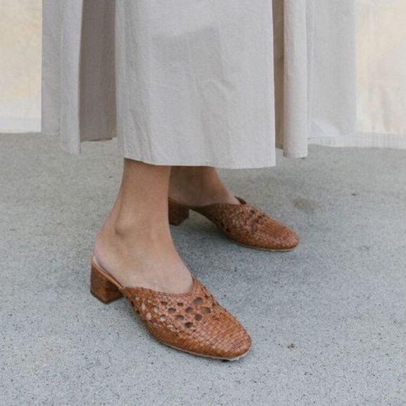 Loeffler Randall Lulu Woven Leather Mule - Picture 2 of 16